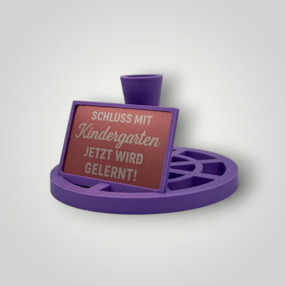 Schultütenständer mit Wunschtext | Einschulung Geschenk | Halter für Schultüte | personalisiert | Deko Schulanfang