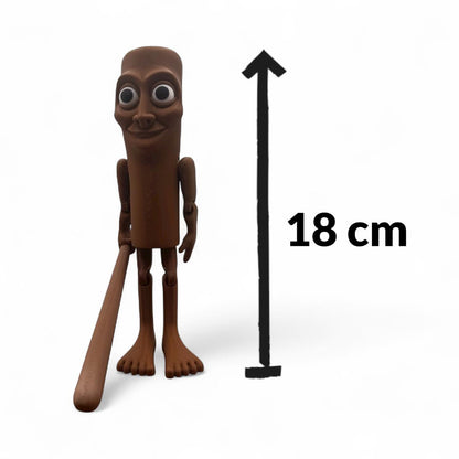 Tung-Tung-Tung Sahur Figur – Gelenkspielzeug aus PLA | Handgemacht, beweglich | Design by Hiko 3D