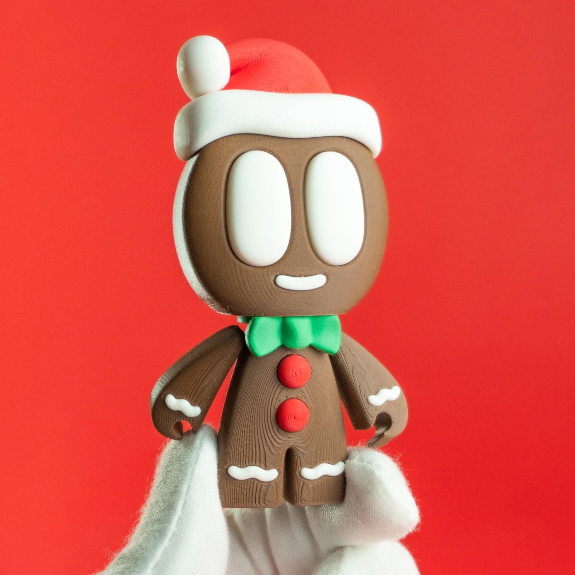 Lebkuchen Figuren Weihnachten – 3D gedruckte Deko | Gingerbread Figuren Xmas Deko – Handgemacht