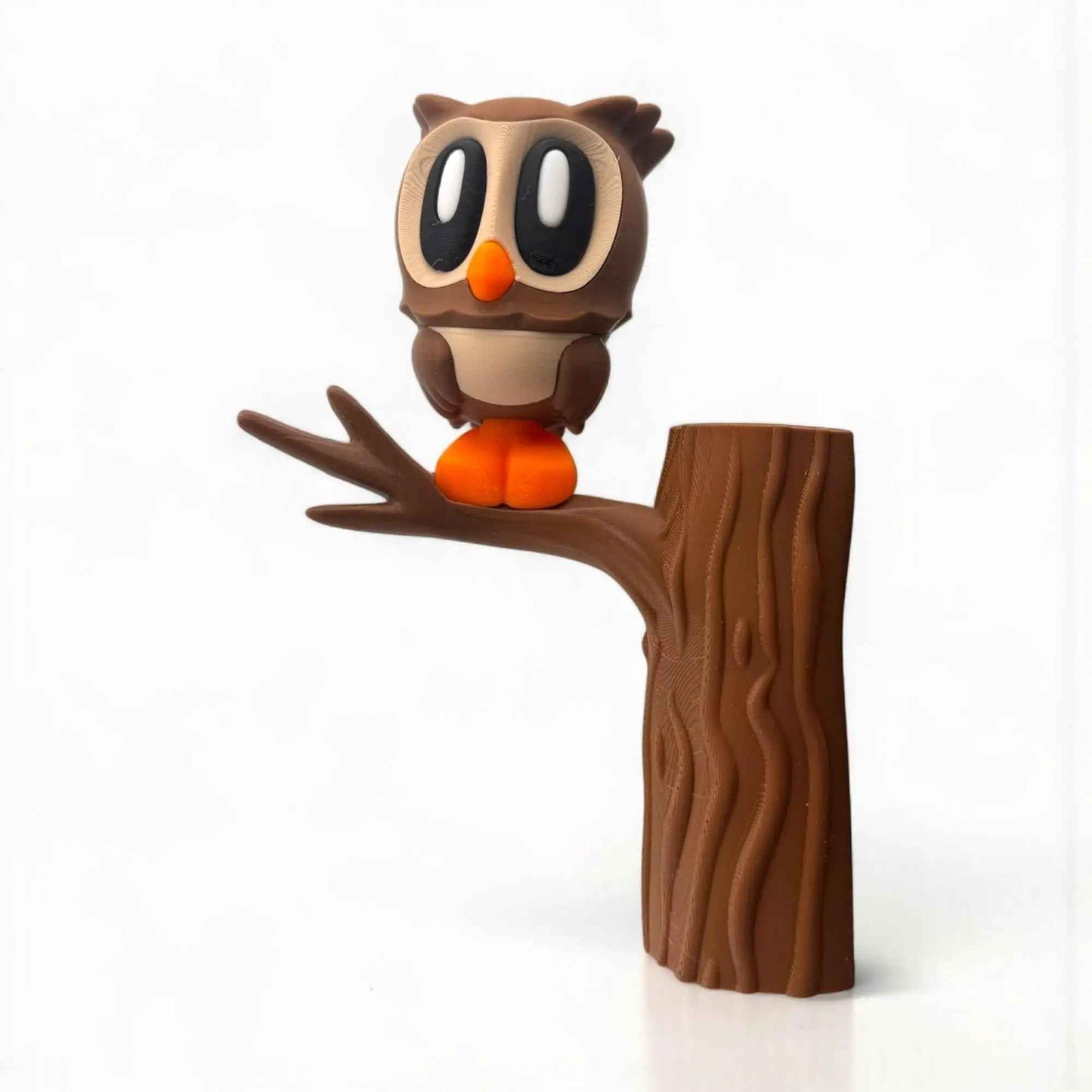 Eulenfiguren Set · Magnetisch · 3D Druck Deko · Blob Style