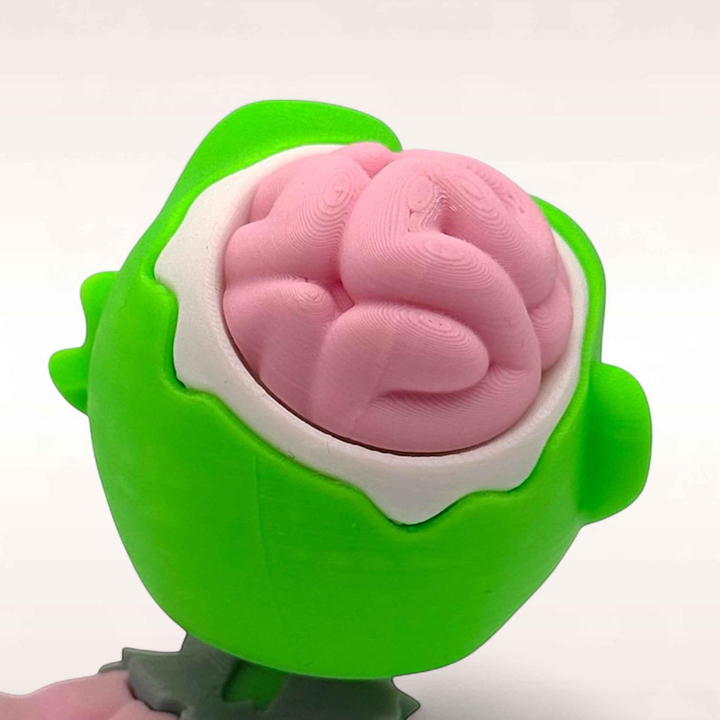 Liegender Mini Zombie · Halloween Deko Figur · 3D Druck Blob Style