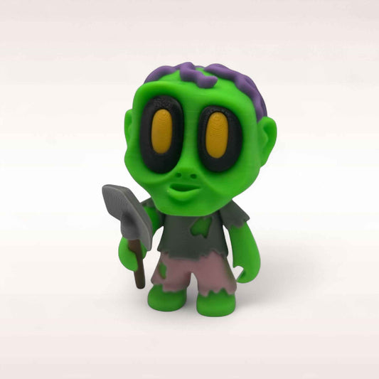 Mini Zombie Junge · Halloween Figur · 3D Druck Deko