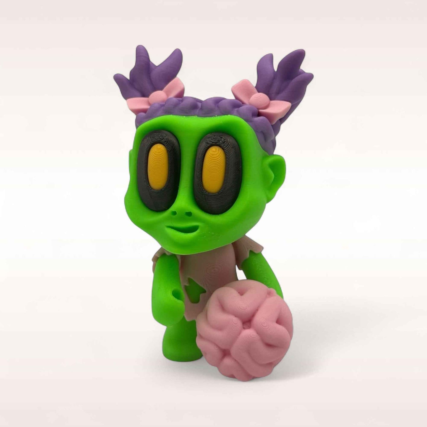 Mini Zombie Mädchen · Halloween Figur · 3D Druck Deko